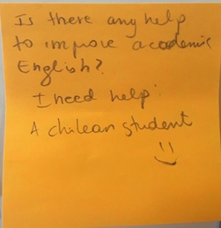 Is there any help to improve academic English? I need help. A Chilean student :)