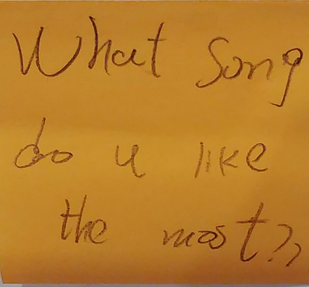 what-song-do-u-like-the-most-the-answer-wall