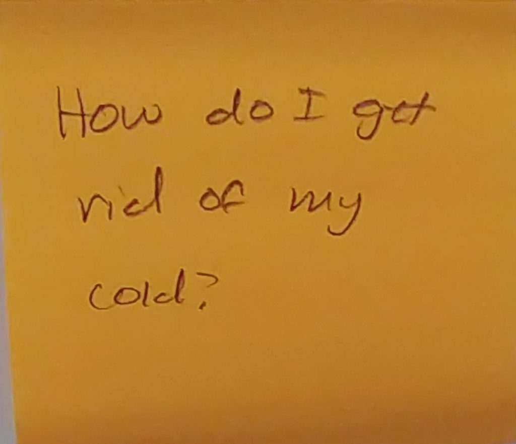 how-do-i-get-rid-of-my-cold-the-answer-wall