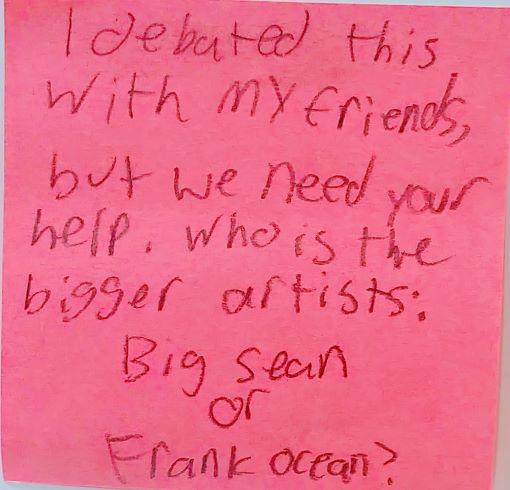 I debated this with my friends, but we need your help. Who is the bigger artists: Big Sean or Frank Ocean?