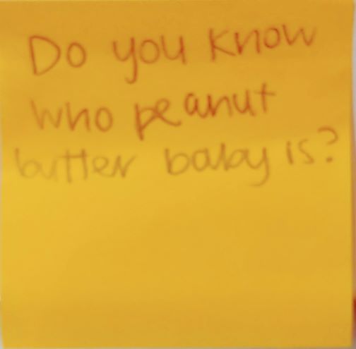 Do you know who peanut butter baby is?