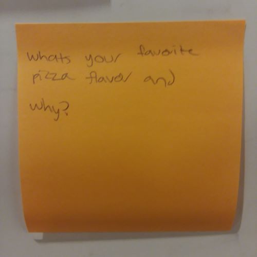 What's your favorite pizza flavor and why?