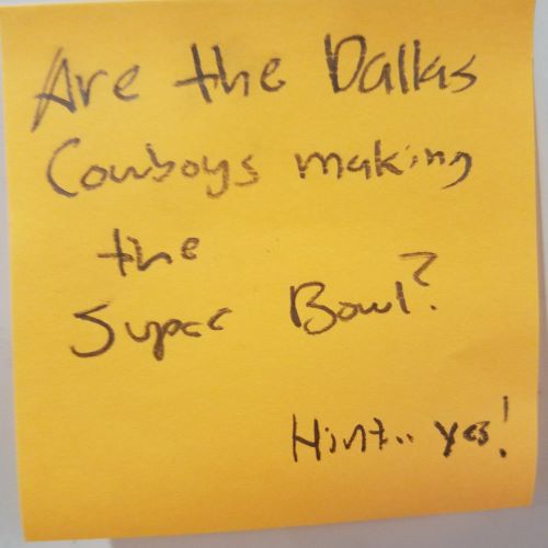 Are the Dallas Cowboys going to win the Super Bowl? Hint...yes!