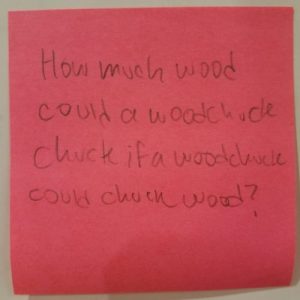 How much wood could a woodchuck… – The Answer Wall