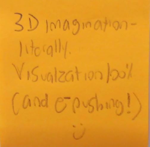 3D Imagination-literally. Visualization 100% (and e-publishing!) (happy face)