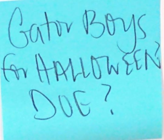 Gator Boys for Halloween Doe?