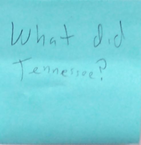 What did Tennessee?