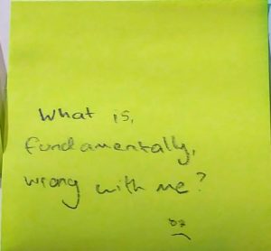 What is fundamentally wrong with me? :( – The Answer Wall