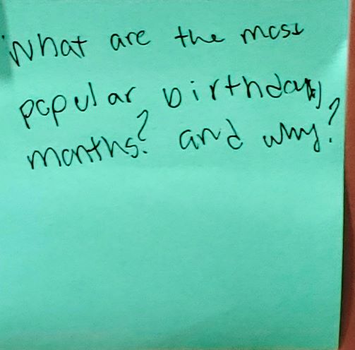 What are the most popular birthday months? and why?