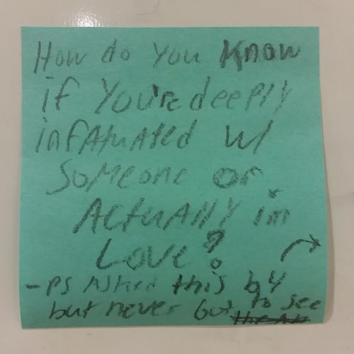 How do you know if you're deeply infatuated w/ someone or actually in love? -PS Asked this b4 but never got to see the answer