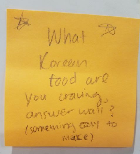 What Korean food are you craving, Answer Wall? (something easy to make)