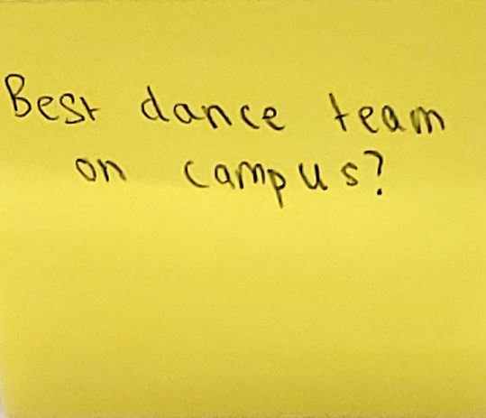 Best dance team on campus?
