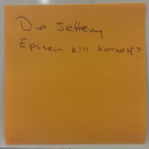 Did Jeffery Epstein kill himself? – The Answer Wall