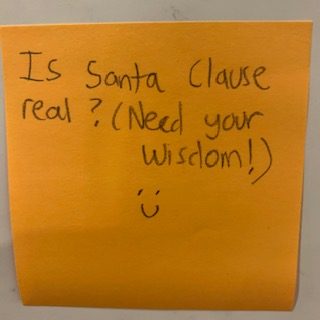 Is Santa Clause real? (Need your Wisdom!) :)