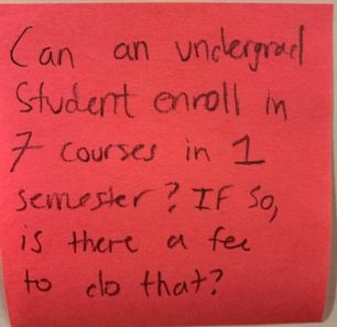 Can an undergrad student enroll in 7 courses in 1 semester? If so, is there a fee to do that?