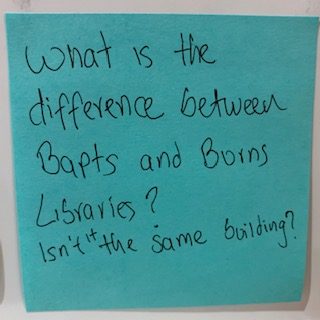 What is the difference between Bapts and burns Libraries? Isn't it the same building?