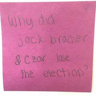 Why did jack bracher & czar lose the election?
