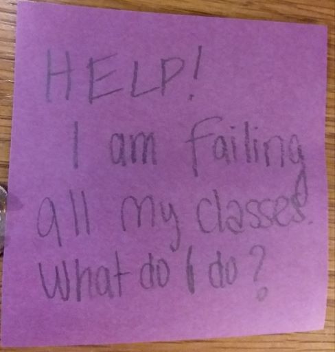 HELP! I am failing all my classes. What do I do?