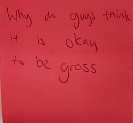 why-do-guys-think-it-is-okay-to-be-gross-the-answer-wall