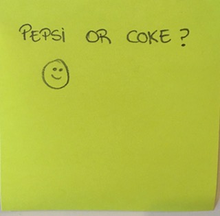 Pepsi or Coke? 🙂