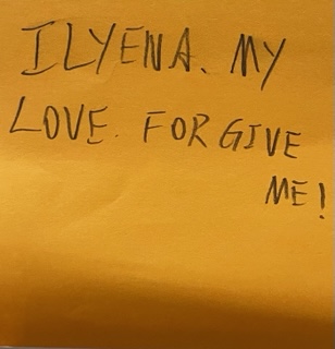 ILYENA. My Love forgive me!