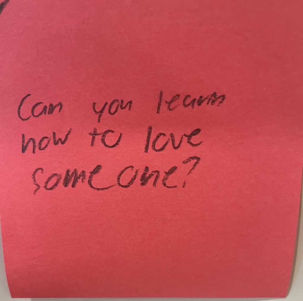 can-you-learn-to-love-someone-the-answer-wall