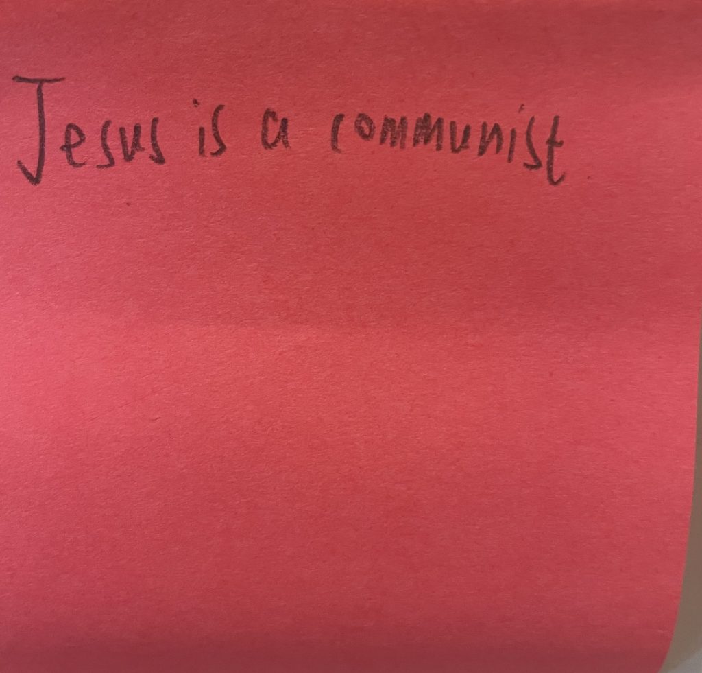 Jesus is a communist