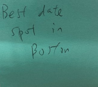 Best date spot in Boston