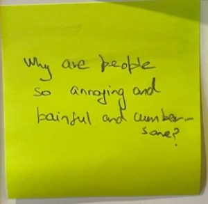 Why are people so annoying and painful and cumbersome? – The Answer Wall