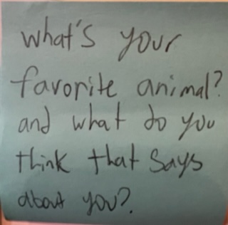 What’s your favorite animal… – The Answer Wall