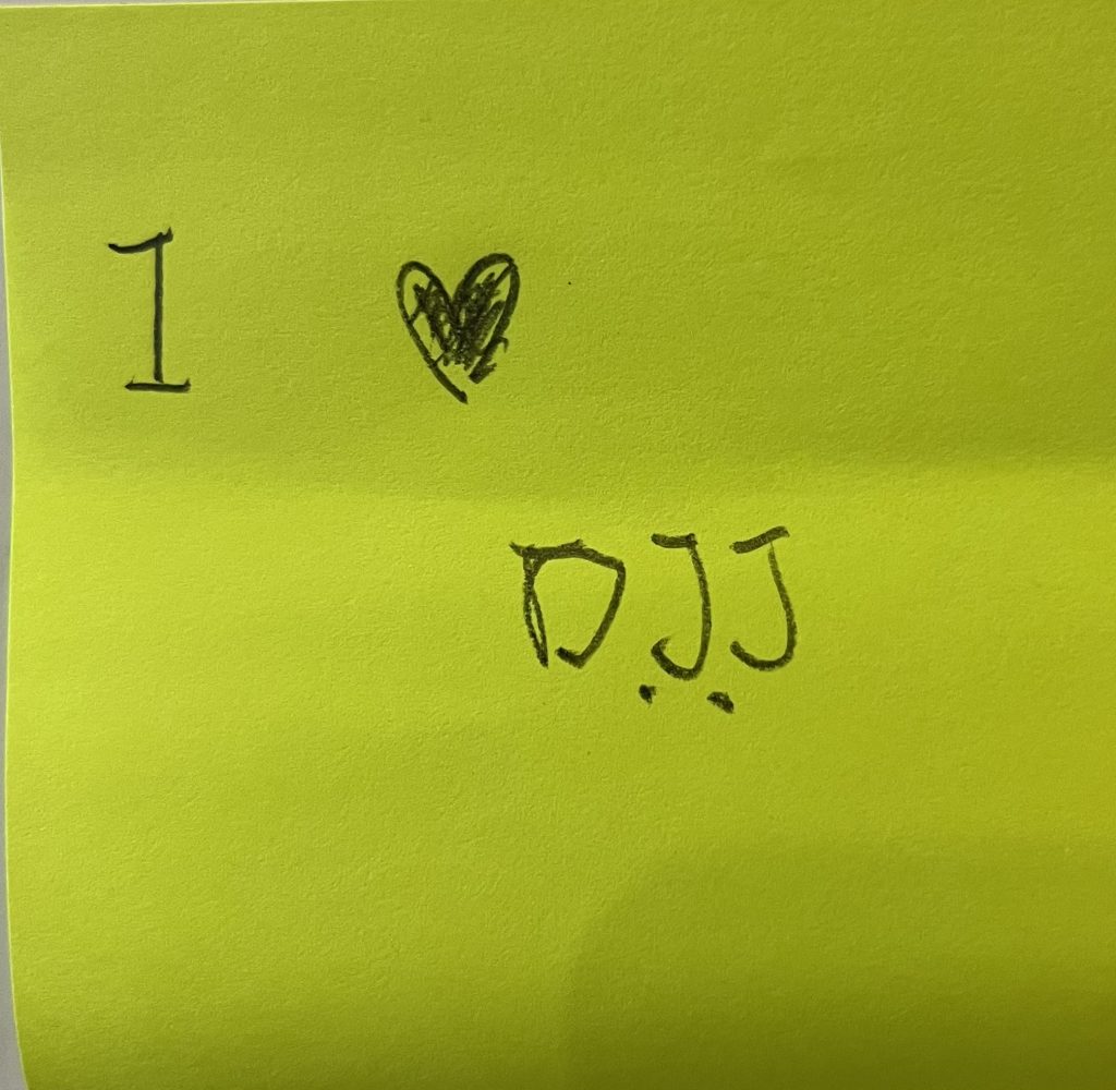 I (heart emoji) D.J.J.