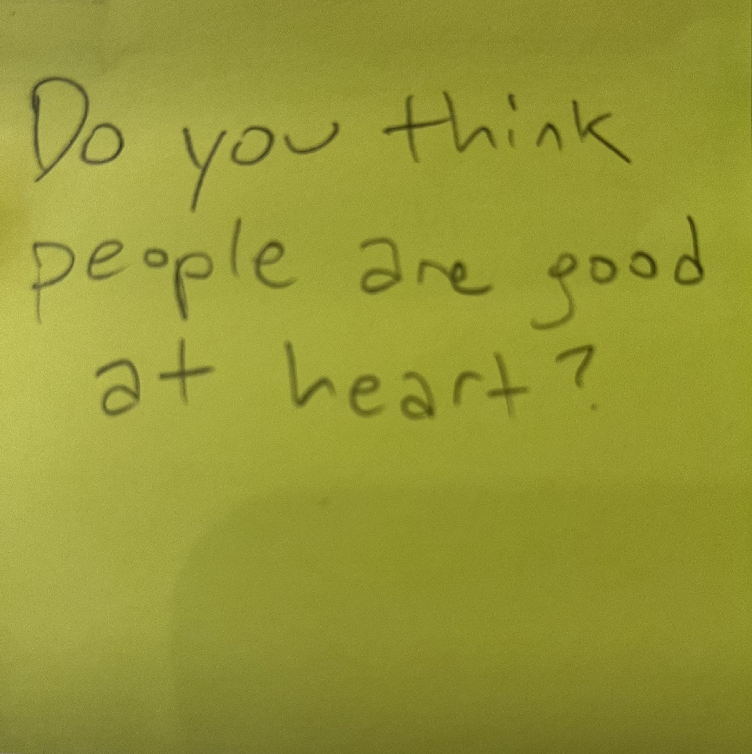 do-you-think-people-are-good-at-heart-the-answer-wall