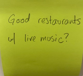 Good Restaurants With Live Music The Answer Wall   090722 2 1 