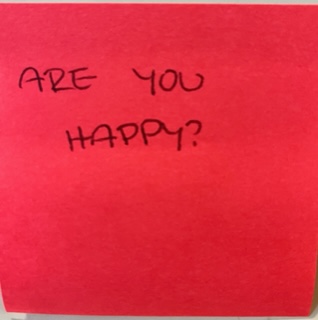 ARE YOU HAPPY?