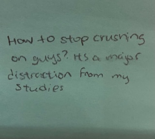 How to stop crushing on guys? It's a major distraction from my studies