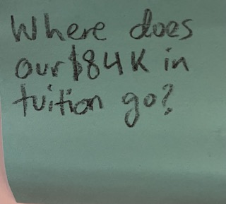 Where does our $84K in tuition go?