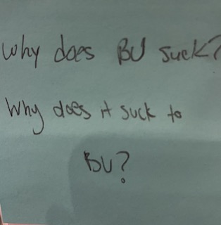 Why does BU suck? Why does it suck to BU?