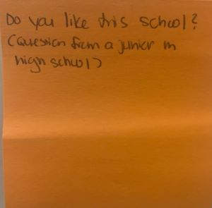 Do You Like This School? – The Answer Wall