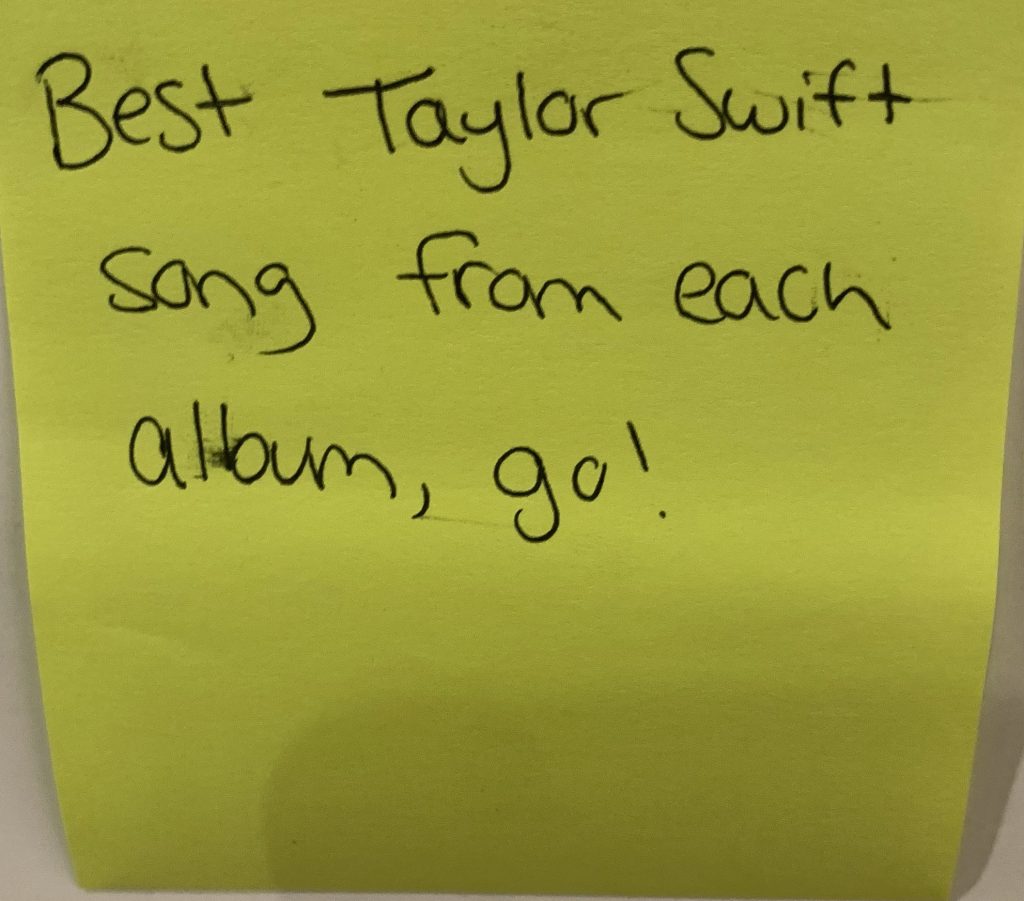 Best Taylor Swift song from each album, go!