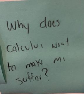 Why does calculus want to make me suffer?