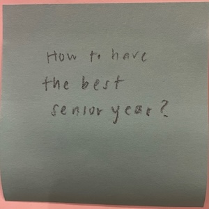 How to have the best senior year?