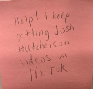 Help! I keep getting Josh Hutchinson videos on Tik Tok