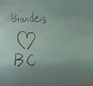 Brandeis ❤️ BC