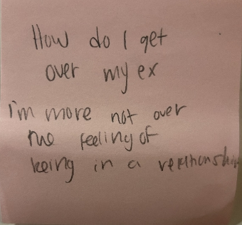 How do I get over my ex I'm more not over the feeling of being in a relationship