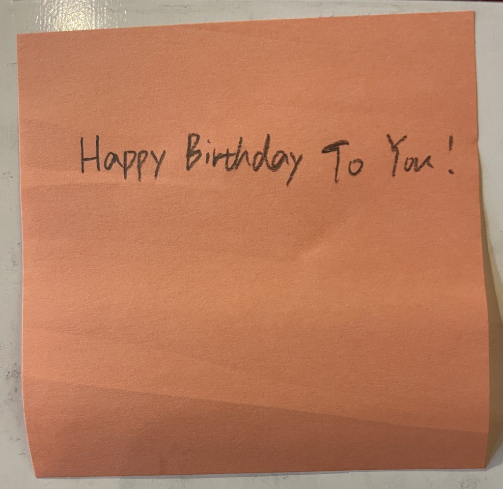 Happy Birthday To You!