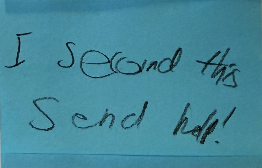 I second this send help!