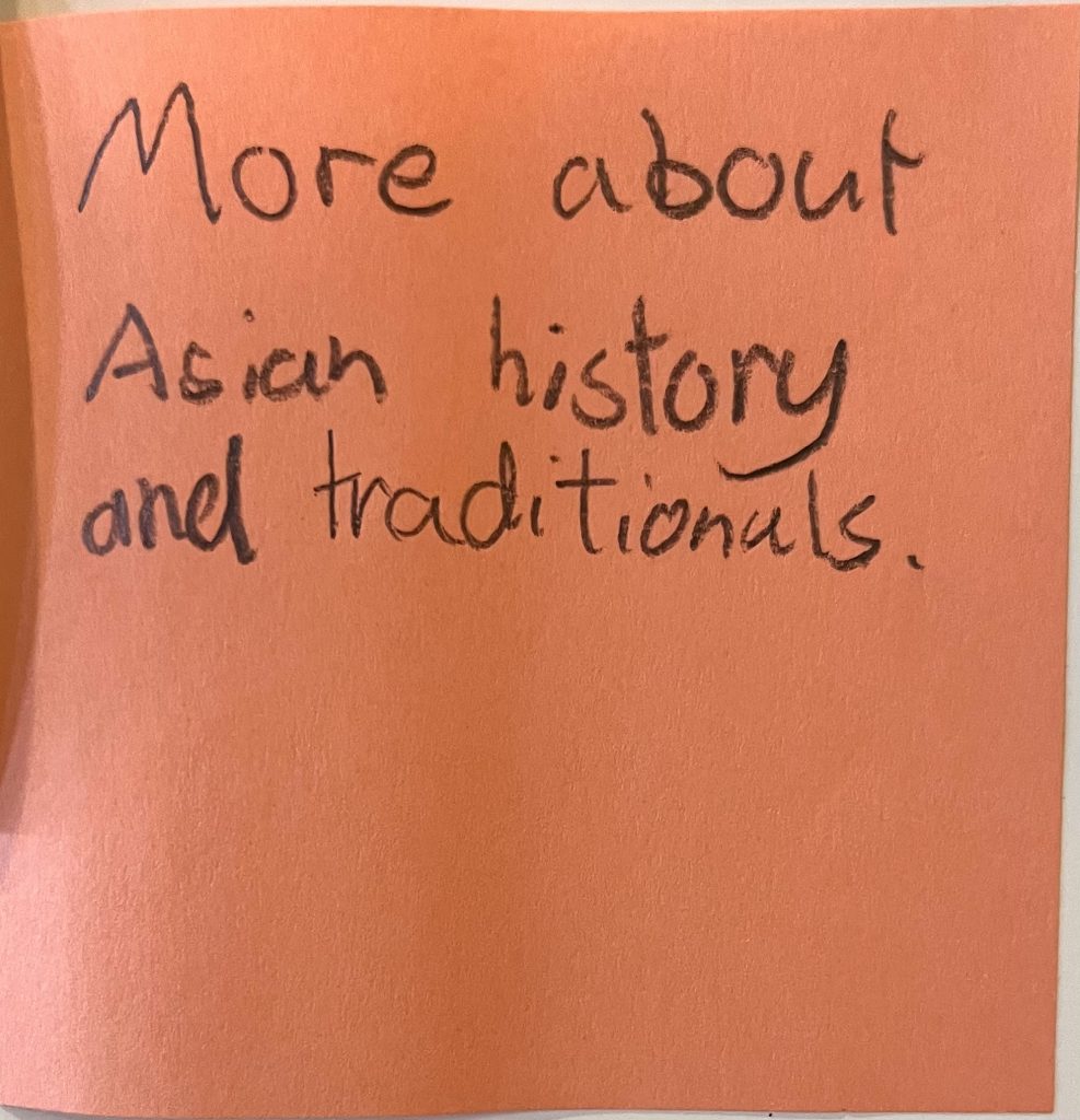 More about Asian history and traditionals.
