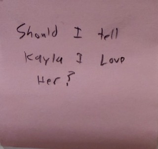 Should I tell Kayla I love her?