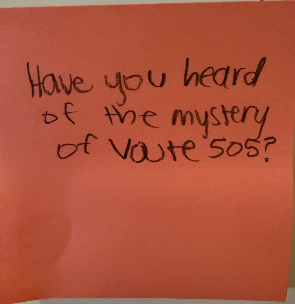 Have you heard of the mystery of Voute 505?