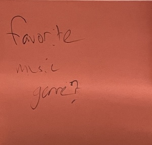 favorite music genre?